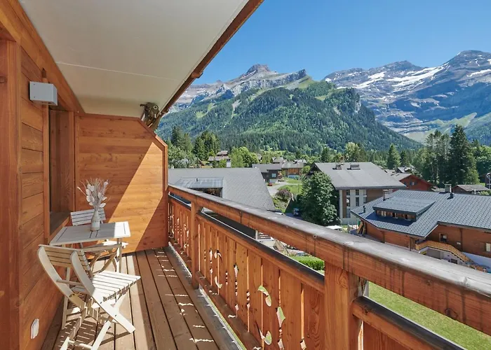 Magnifique Aux Diablerets Avec Vue Imprenable Appartement *