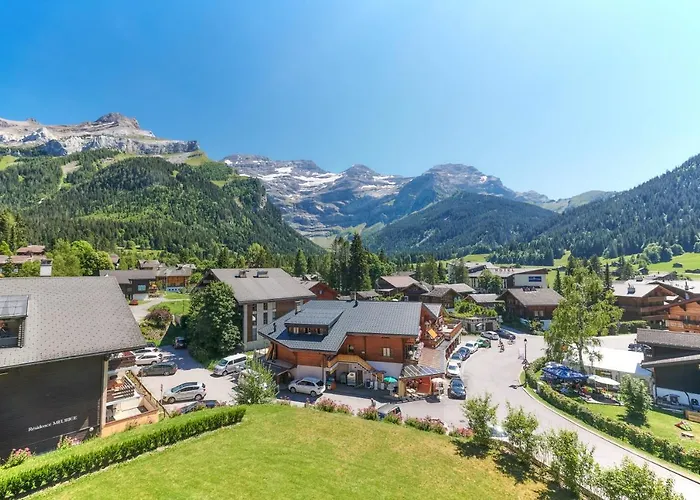Magnifique Aux Diablerets Avec Vue Imprenable Lejlighed *